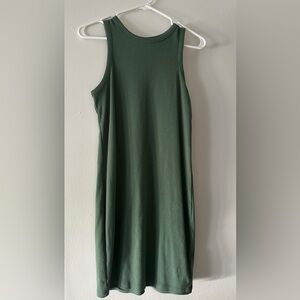 A new day green tank dress size medium